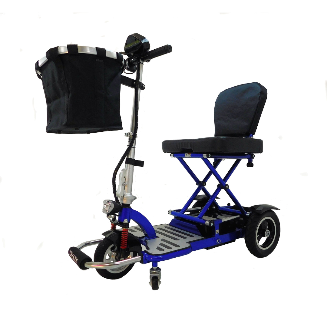Triaxe Cruze Folding Portable Mobility Scooter - Up to 18 Miles - Blowout Sale - Senior.com Scooters
